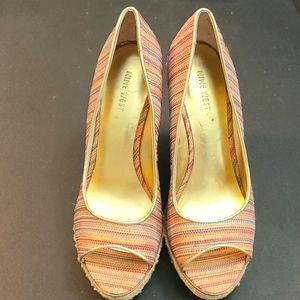 Nine West Multicolored Wedges